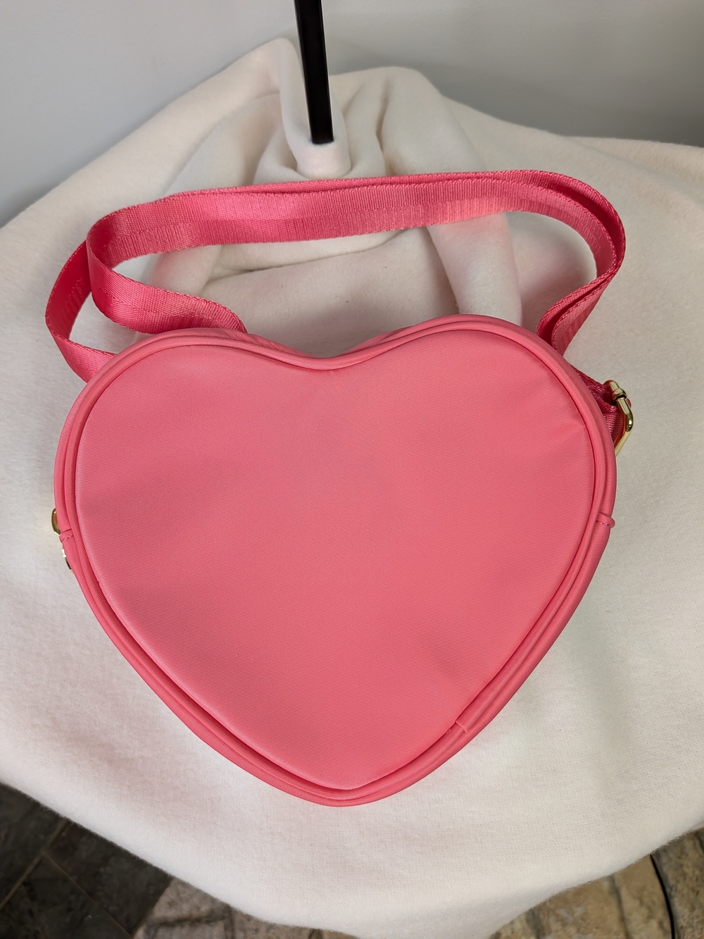 Stoney Clover Lane x Target Pink Heart Crossbody Bag & Matching Card Wallet Set